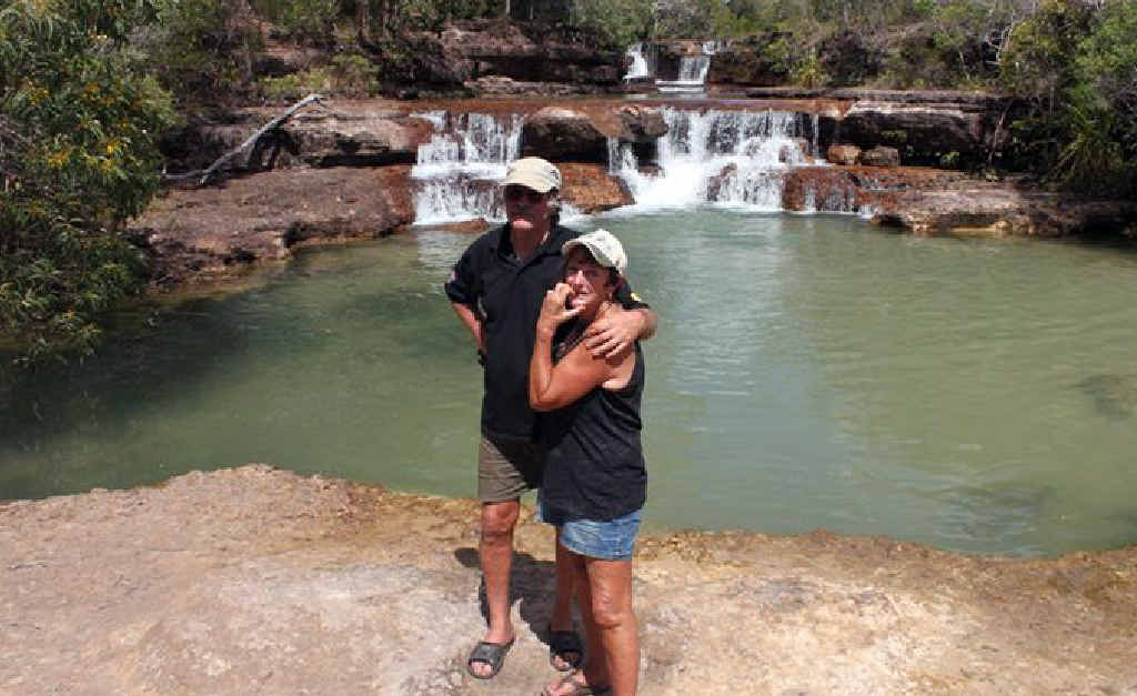 Green-fringed rock pools offer relaxation for people who have travelled hundreds of kilometres. Green-fringed rock pools offer relaxation for people who have travelled hundreds of kilometres.